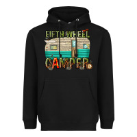 Black fifth wheel camper Heavyweight Hoodie - texasbilliewilder