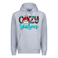 Heather Grey cozy season Premium Hoodie - JahusDesignShop