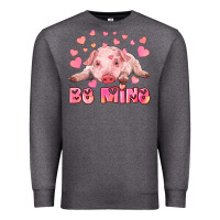 Charcoal Heather be mine baby pig Premium Sweatshirt - RanaPortraitStore