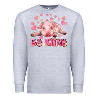 Heather Grey be mine baby pig Premium Sweatshirt - RanaPortraitStore