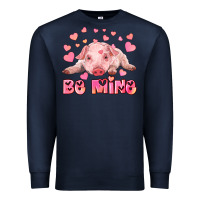 Navy be mine baby pig Premium Sweatshirt - RanaPortraitStore