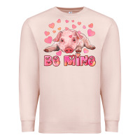 Pale Pink be mine baby pig Premium Sweatshirt - RanaPortraitStore