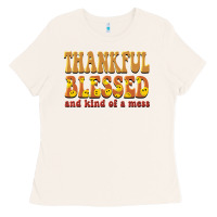 Bone thankful blessed and kind of a mess Ladies Tee - BarkalooDesign
