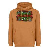 Meerkat Merry Christmas Y'all Heavyweight Hoodie - RanaPortraitStore