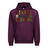 Mauve Wine santa's favorite grandma Urban Hoodie - Jasminsmagicworld