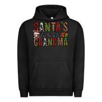 Pigment Black santa's favorite grandma Urban Hoodie - Jasminsmagicworld