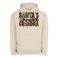 Pigment French Oak santa's favorite grandma Urban Hoodie - Jasminsmagicworld