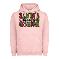Pigment Salmon santa's favorite grandma Urban Hoodie - Jasminsmagicworld
