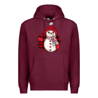 Christmas Snowman Premium Hoodie | Teevron