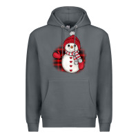Rock christmas snowman Premium Hoodie - JahusDesignShop