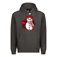 Smoke christmas snowman Premium Hoodie - JahusDesignShop