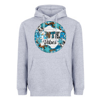 Heather Grey Winter vibes Heavyweight Hoodie - RanaPortraitStore