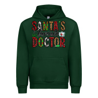 Forest Green santa's favorite doctor Urban Hoodie - Jasminsmagicworld