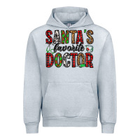 Heather Grey santa's favorite doctor Urban Hoodie - Jasminsmagicworld