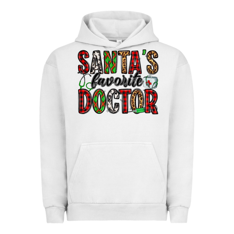 Santa's Favorite Doctor Urban Hoodie by Jasminsmagicworld | Teevron