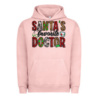 Pigment Salmon santa's favorite doctor Urban Hoodie - Jasminsmagicworld