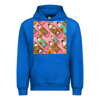 Cobalt western pencil seamless pattern Urban Hoodie - BundleAndBundleShop