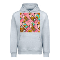 Heather Grey western pencil seamless pattern Urban Hoodie - BundleAndBundleShop