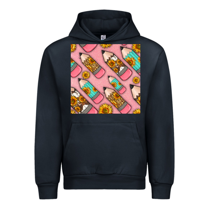 Western Pencil Seamless Pattern Urban Hoodie by BundleAndBundleShop | Teevron