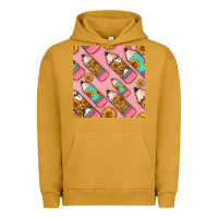 Pigment Peanut Butter western pencil seamless pattern Urban Hoodie - BundleAndBundleShop
