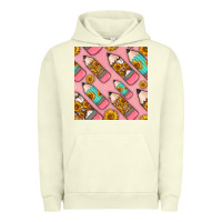 Pigment Pistachio western pencil seamless pattern Urban Hoodie - BundleAndBundleShop