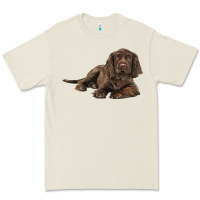 Bone Sussex Spaniels llustrations Premium Tee - LillyAllenDesigns