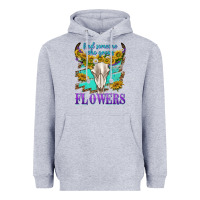 Heather Grey find someone who grows flowers Heavyweight Hoodie - texasbilliewilder