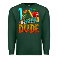 Sports Green 1st grade dude Premium Sweatshirt - texasbilliewilder