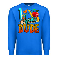 True Royal 1st grade dude Premium Sweatshirt - texasbilliewilder