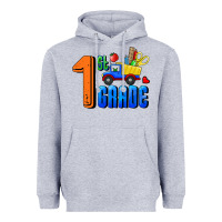 Heather Grey First Grade Heavyweight Hoodie - RanaPortraitStore