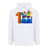 White First Grade Heavyweight Hoodie - RanaPortraitStore