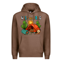 Chestnut wild and free camp Premium Hoodie - AdoDesignShop