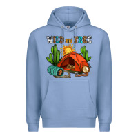 Colony Blue wild and free camp Premium Hoodie - AdoDesignShop