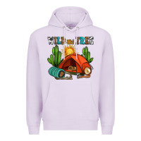 Lilac wild and free camp Premium Hoodie - AdoDesignShop