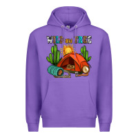 Purple wild and free camp Premium Hoodie - AdoDesignShop