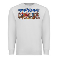 Dove Grey american cowgirl Premium Sweatshirt - Zillion Design Studio