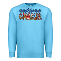 Ocean Blue american cowgirl Premium Sweatshirt - Zillion Design Studio
