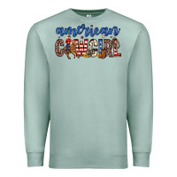 Seafoam american cowgirl Premium Sweatshirt - Zillion Design Studio