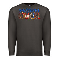 Smoke american cowgirl Premium Sweatshirt - Zillion Design Studio