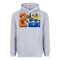 Heather Grey Second Grade Heavyweight Hoodie - RanaPortraitStore