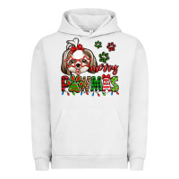 Pigment Lunar Rock merry pawmas christmas shih tzu Urban Hoodie - Jasminsmagicworld