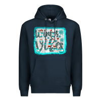 Navy winter vibes Premium Hoodie - JahusDesignShop