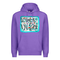 Purple winter vibes Premium Hoodie - JahusDesignShop