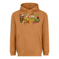 Meerkat floral hustler coffee cups Heavyweight Hoodie - texasbilliewilder
