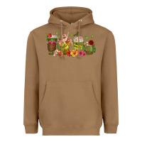 Toasted Coconut floral hustler coffee cups Heavyweight Hoodie - texasbilliewilder