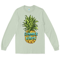 Matcha summer vibes pineapple Long Sleeve Tee - BarkalooDesign