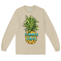 Mushroom summer vibes pineapple Long Sleeve Tee - BarkalooDesign