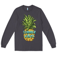 Smoke summer vibes pineapple Long Sleeve Tee - BarkalooDesign