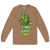 Toasted Coconut summer vibes pineapple Long Sleeve Tee - BarkalooDesign