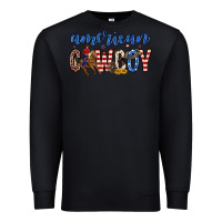 Black American cowboy Premium Sweatshirt - Zillion Design Studio